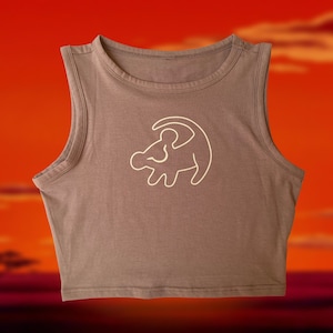 Simba Crop Tank | Disney Crop Tank | Disney Shirt | Lion King