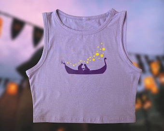 Rapunzel Crop Tank | Disney Shirt | Princess Rapunzel | Tangled