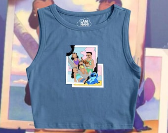 Lilo and Stitch Polaroid Crop Tank | Disney Crop Tank | Lilo and Stitch