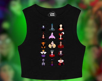Villains Crop Tank, Villains Crop Top, Villains Baby Tee,Halloween Tank Top, Pick Poison Villain