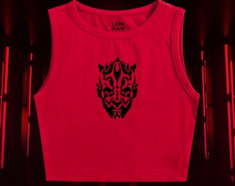 Darth Maul Crop Tank | Star Wars Crop Tank | Star Wars Shirt | Disney Vacation Shirt | Hollywood Studios Shirt | Disney Crop Top