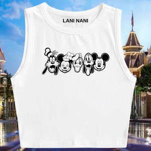 Disney Friends Crop Tank | Disney Crop Tank | Disney Shirt | Magic Kingdom | Disney Vacation Shirt