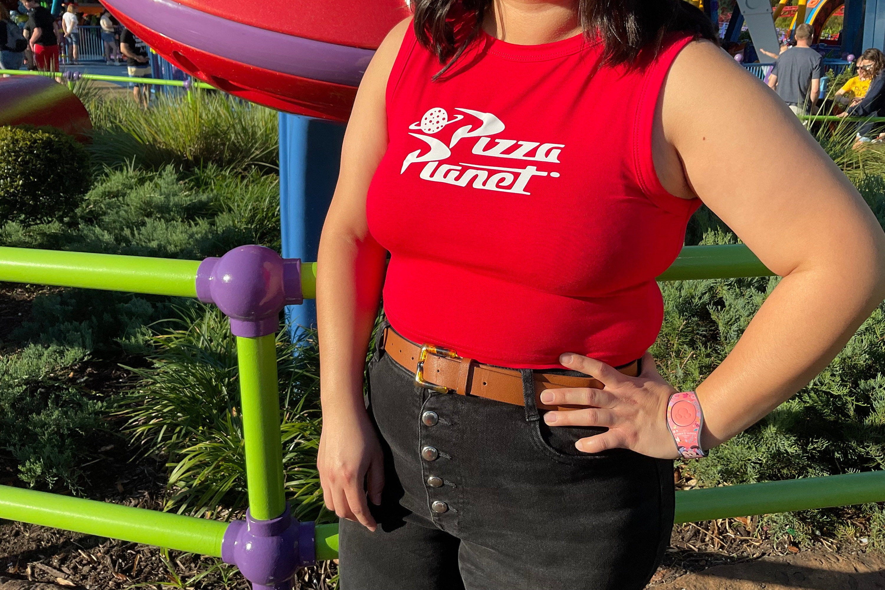 Discover Pizza Planet Crop Tank | Disney Crop Tank | Disney Shirt | Hollywood Studios Shirt