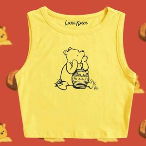 Winnie the Pooh Crop Tank | Disney Crop Tank | Disney Crop Top | Disney Shirt | Hundred Acre Wood