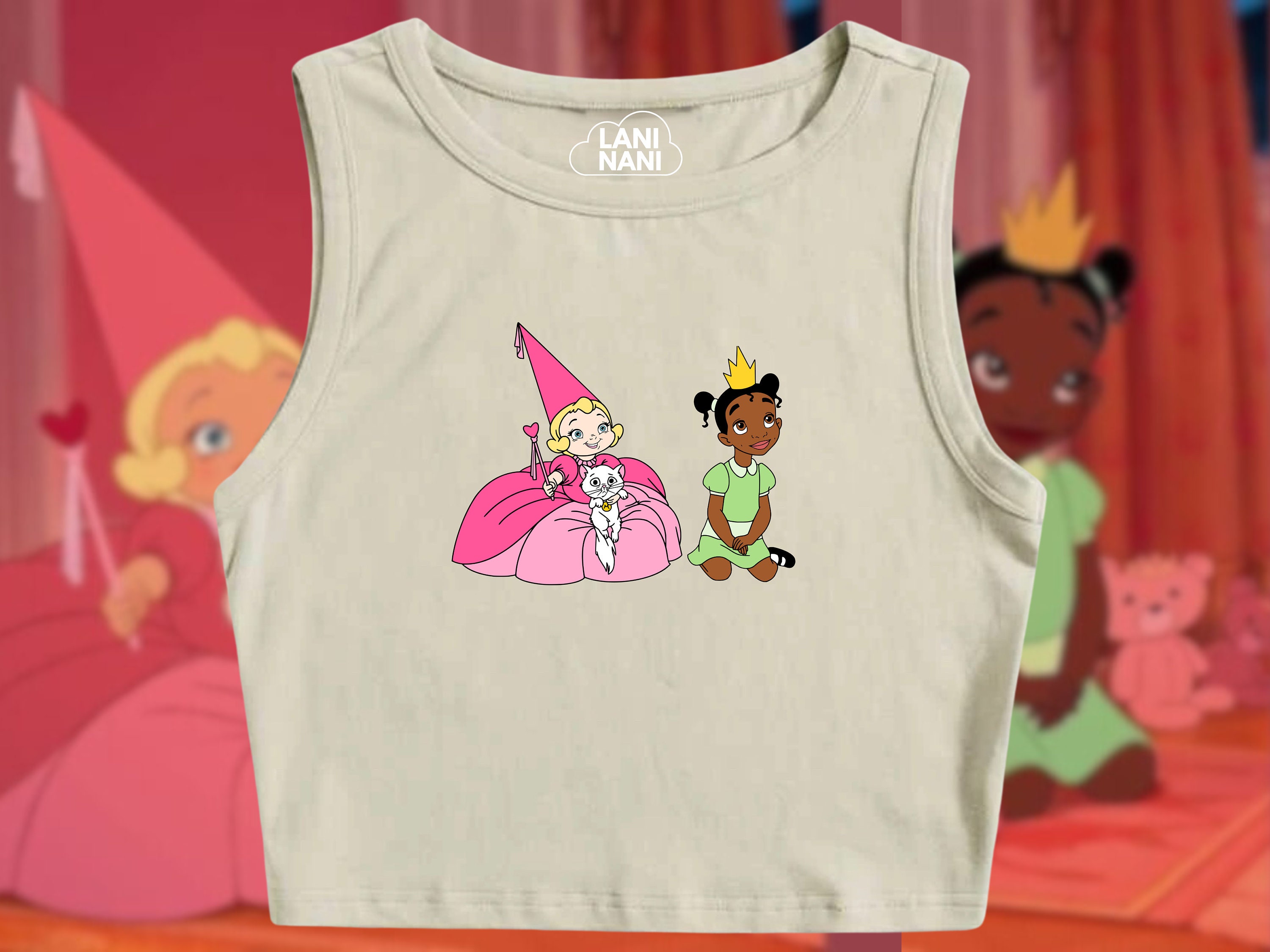 Tiana and Lottie Crop Tank | Disney Crop Tank | Princess and the Frog Shirt | Tiana’s Bayou Adventure