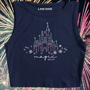 Disney Castle Crop Tank | Disney Shirt | Disney Crop Tank | Disney Vacation Top
