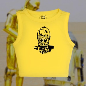 C3PO Crop Tank | Star Wars Crop Tank | Star Wars Crop Top