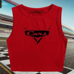 Disney Cars Crop Tank | Disney Crop Tank | Disney Crop Top | Disney Shirt | Lightning McQueen | Ka-Chow