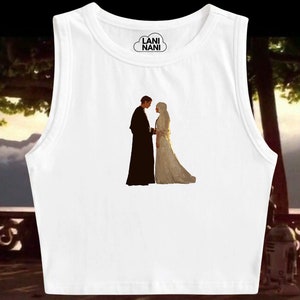 Anakin & Padme Wedding Crop Tank | Star Wars Crop Tank | Star Wars Shirt