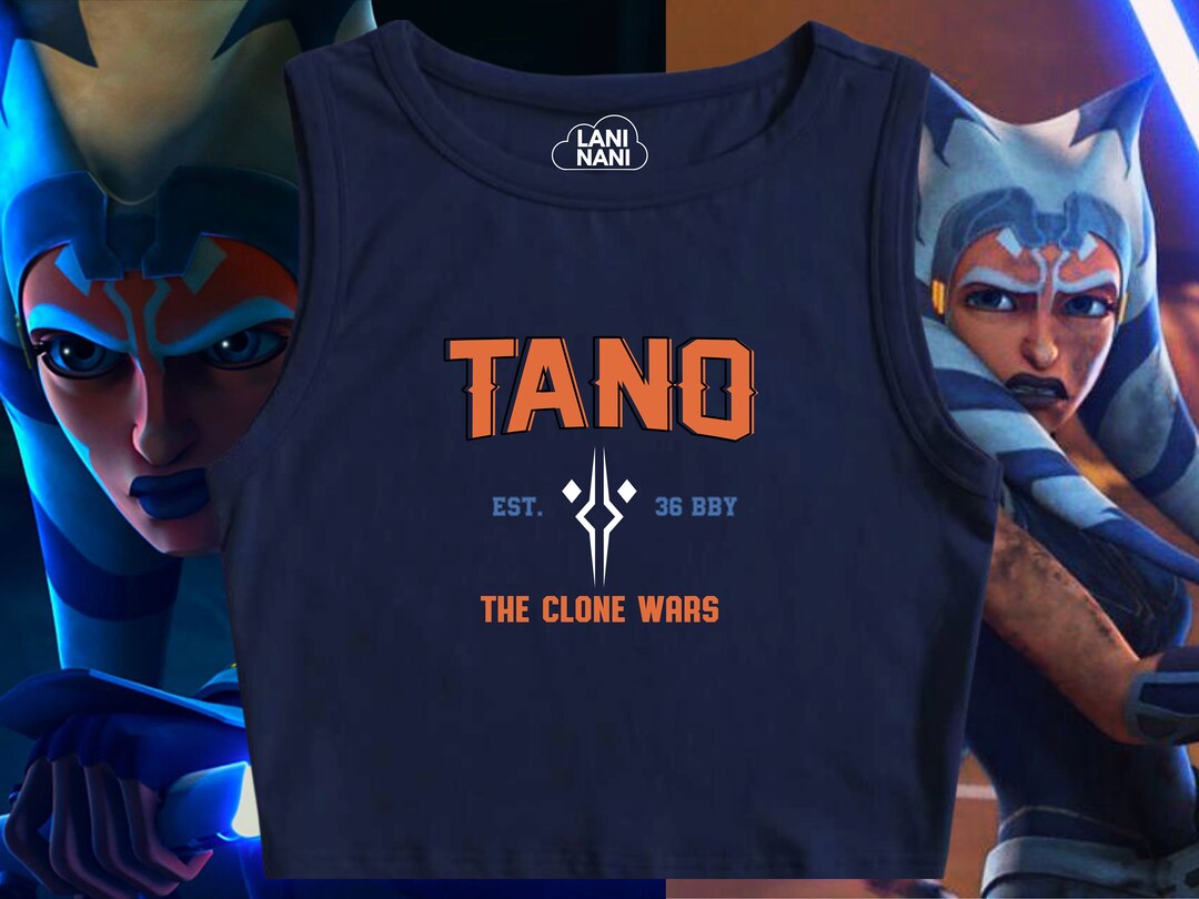 Tano Crop Tank Ahsoka Tano Crop Tank Star Wars Rebels Crop Tank Star Wars Shirt Star Wars Disney