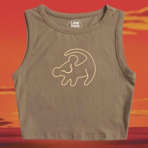 Simba Crop Tank | Disney Crop Tank | Animal Kingdom Crop Tank| Disney Shirt | Lion King | Disney Crop Top