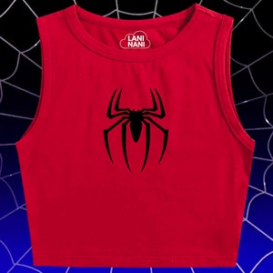 Spider-Man Crop Tank | Amazing Spider Man Avenger Shirt | Superhero Shirt