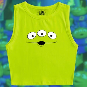 Alien Pizza Planet Crop Tank | Disney Crop Tank | Disney Shirt | Hollywood Studios Shirt| Toy Story Land| Toy Story
