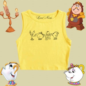 Be Our Guest Crop Tank | Disney Crop Tank | Disney Shirt | Beauty & the Beast