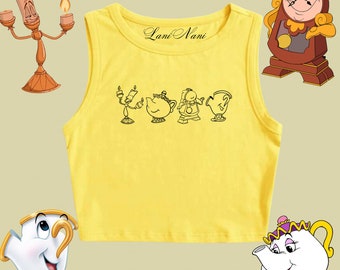 Be Our Guest Crop Tank | Disney Crop Tank | Disney Shirt | Beauty & the Beast