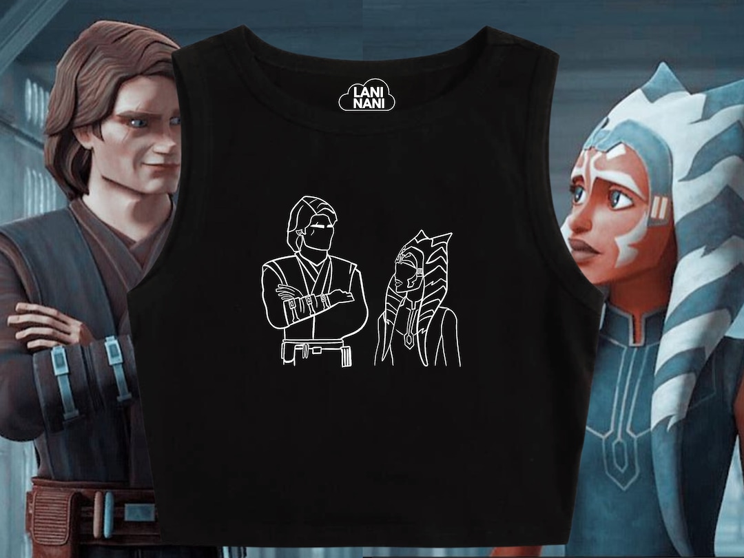 Snips & Skyguy Crop Tank Ahsoka Tano Crop Tank Anakin Etsy