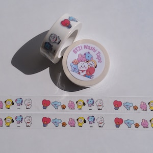 BTS BT21 和紙テープ