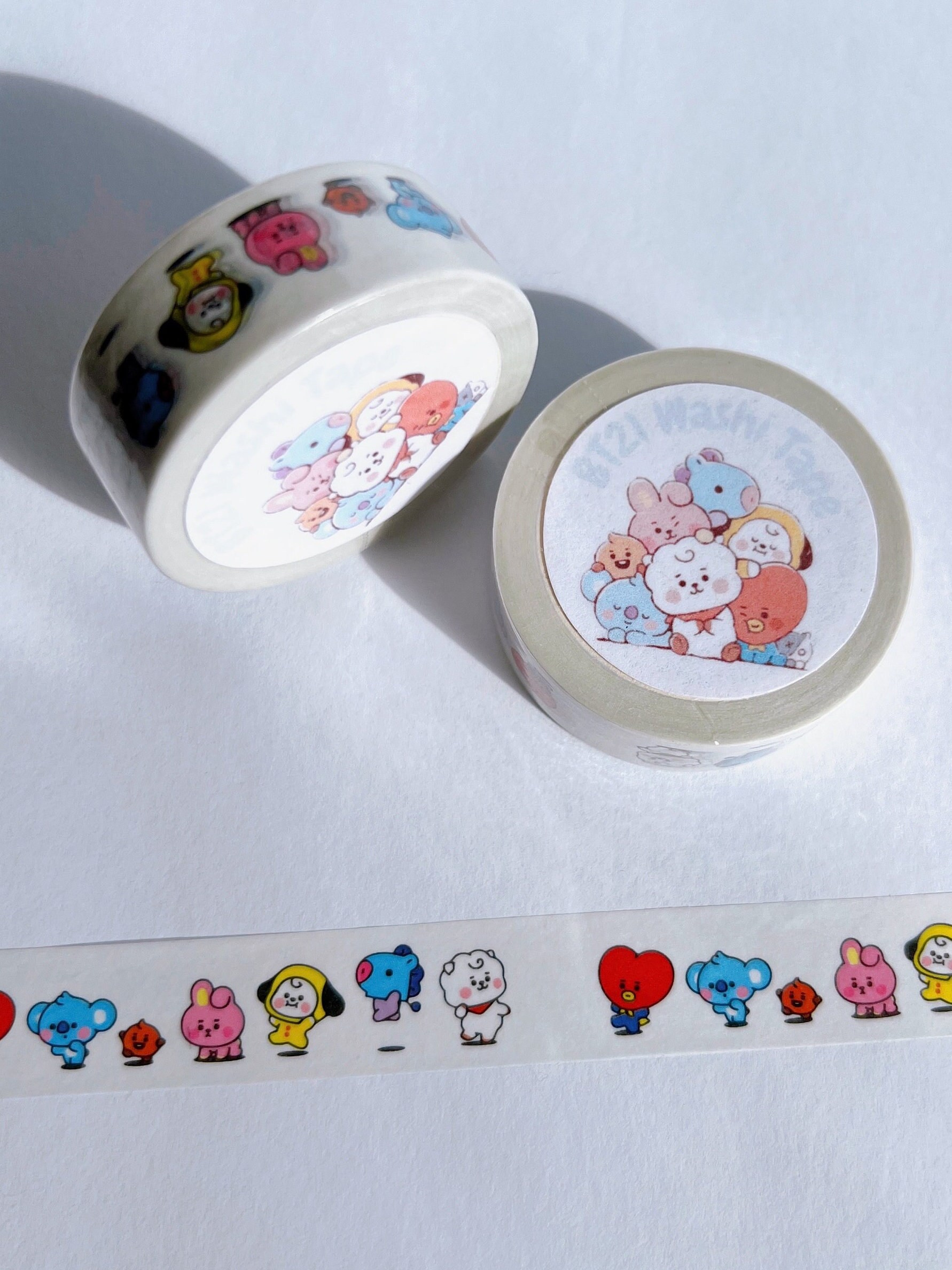 BTS MERCH SHOP, BT21 Cute Washi Paper Tape