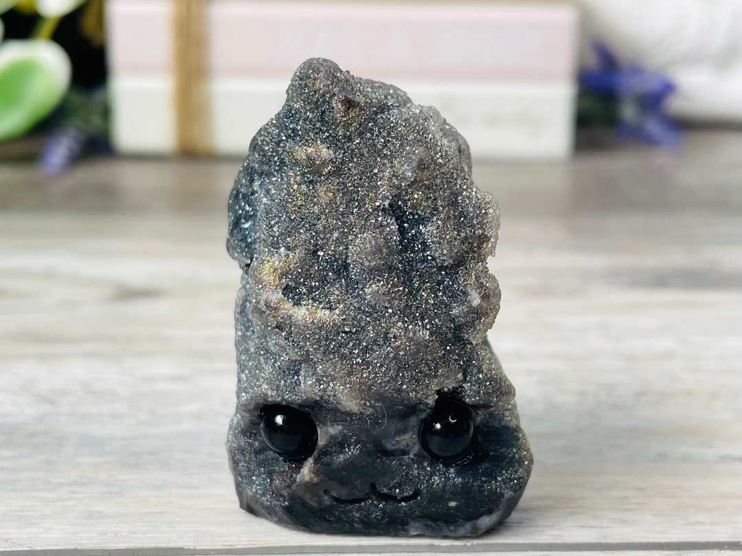 Sphalerite Hedgehog, Aura Sphalerite Carvings, Sphalerite Crystal