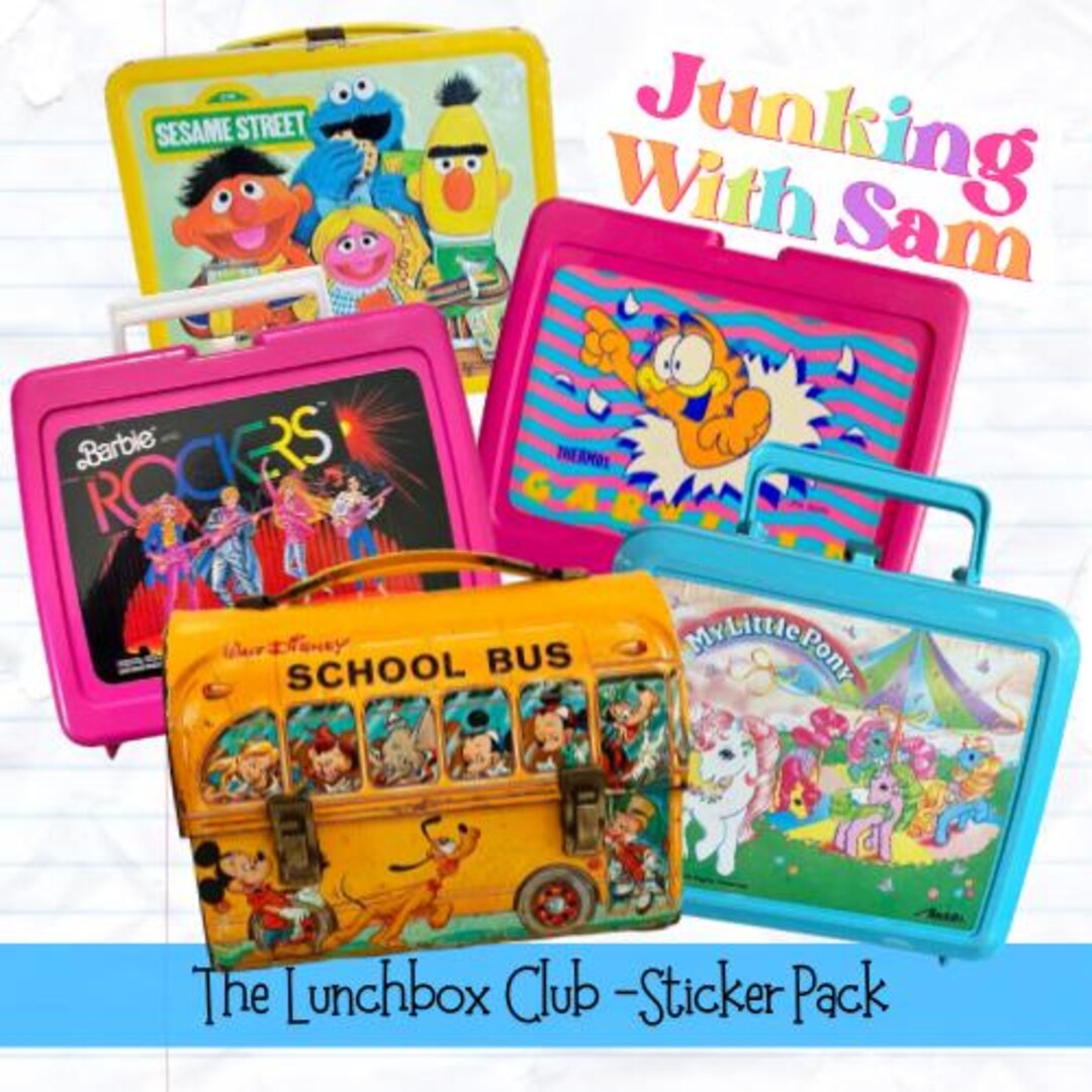 Lunch Box Customized Sticker Lunch Box Club Sticker Pack - Etsy