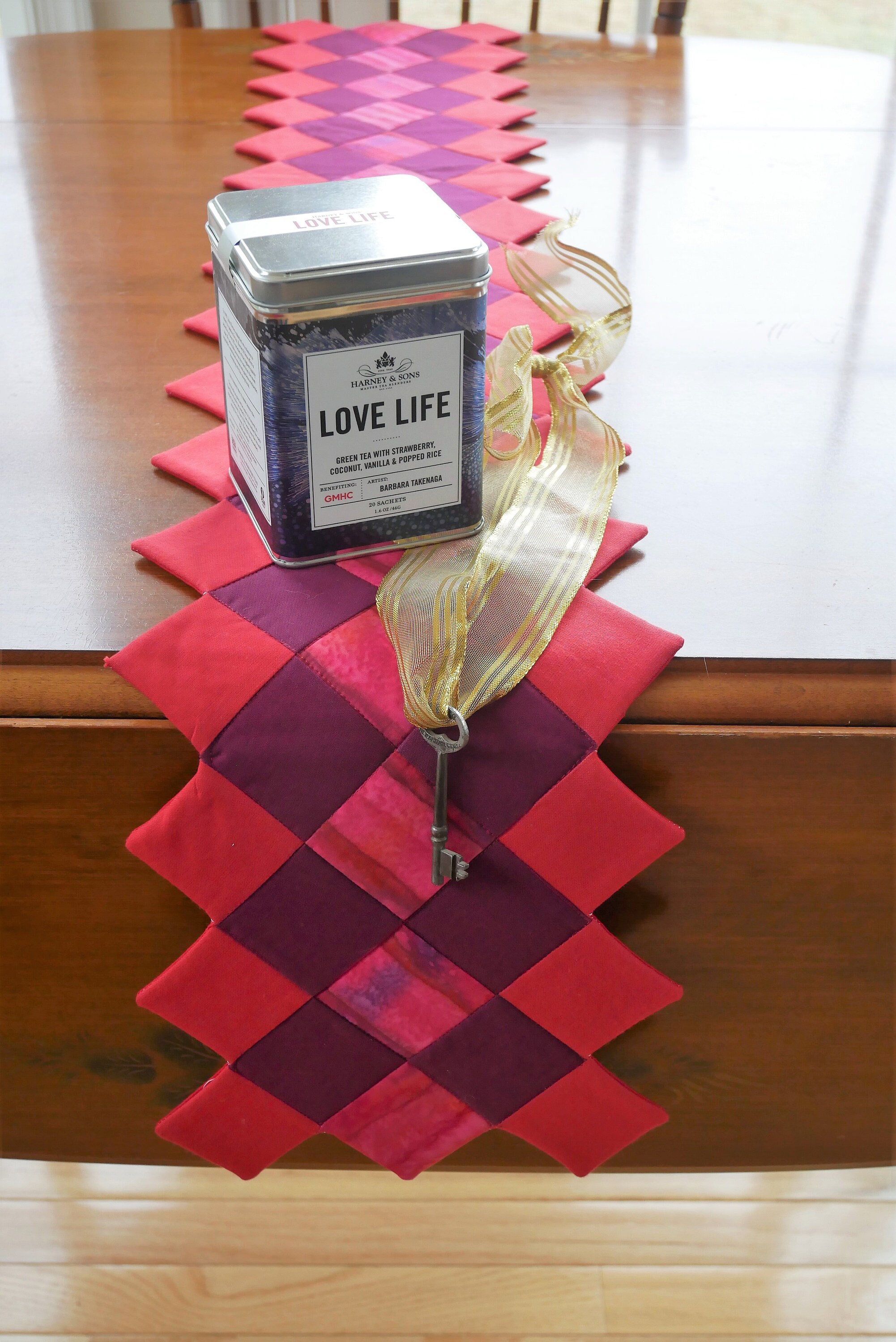 PDF Valentine Quilted Table Runner Pattern Love Letters Digital ...
