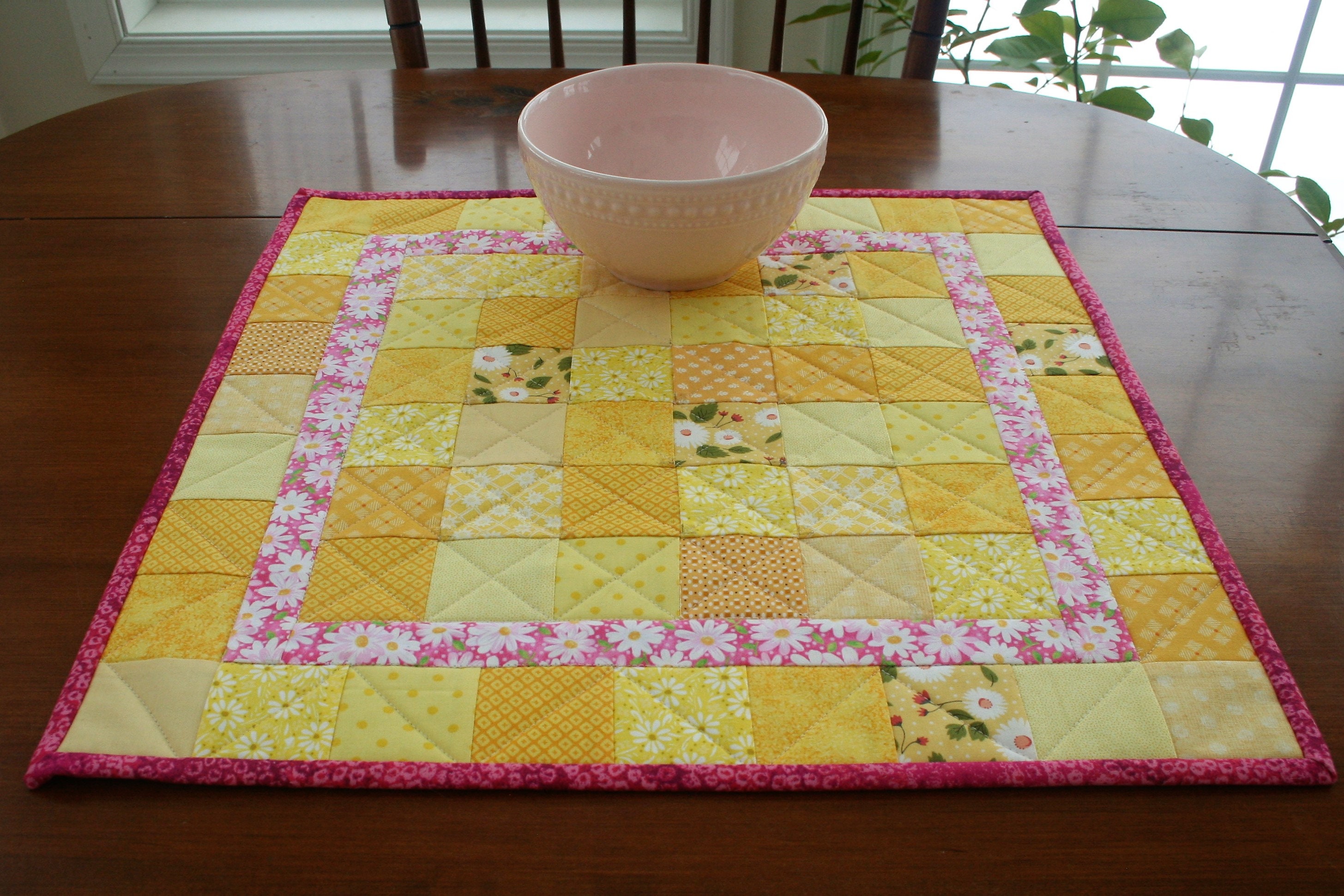 PDF Super-simple Patchwork Quilted Table Topper Pattern Digital ...