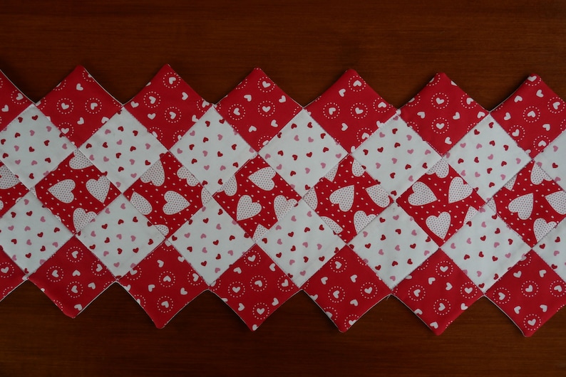PDF Valentine Quilted Table Runner Pattern Love Letters Digital ...