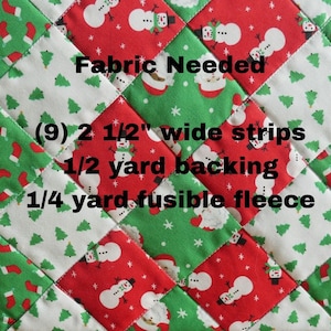 PDF Christmas Holiday Quilted Table Runner Pattern Digital Download - Etsy