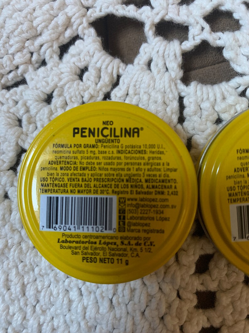 Penicillin Ointment Typical Use Etsy