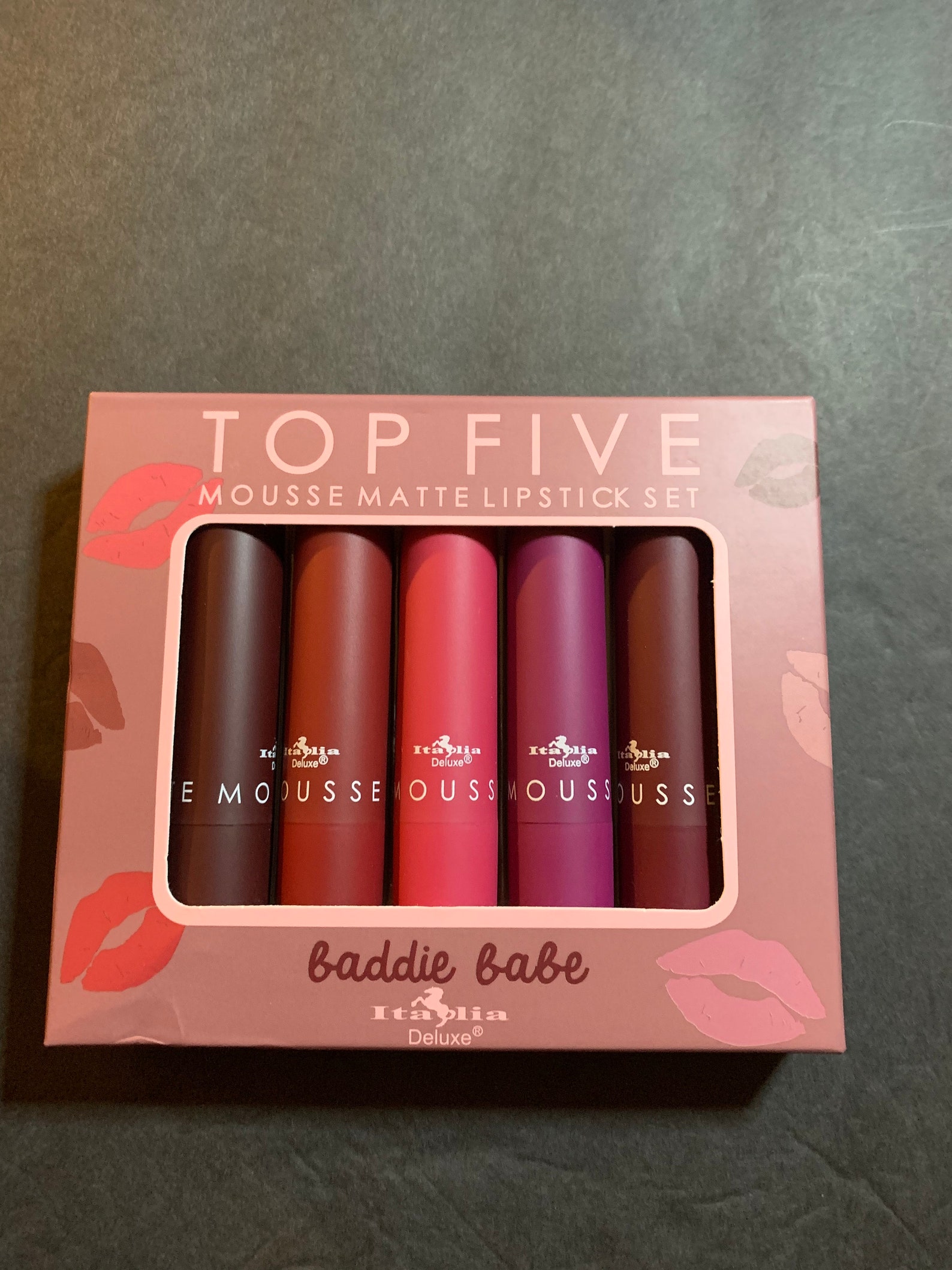 Italia Deluxe Top Five Baddie Babe Mousse Matte Lippenstift Etsy