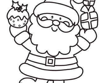 Christmas Coloring Pages (set of 10)