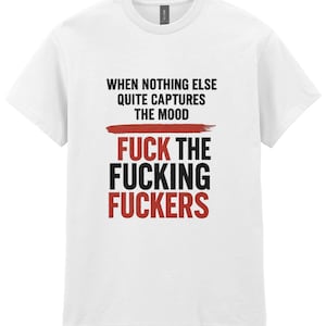 Offensive Graphic Tee: Rude Sarcastic Statement T-Shirt - Punk Style