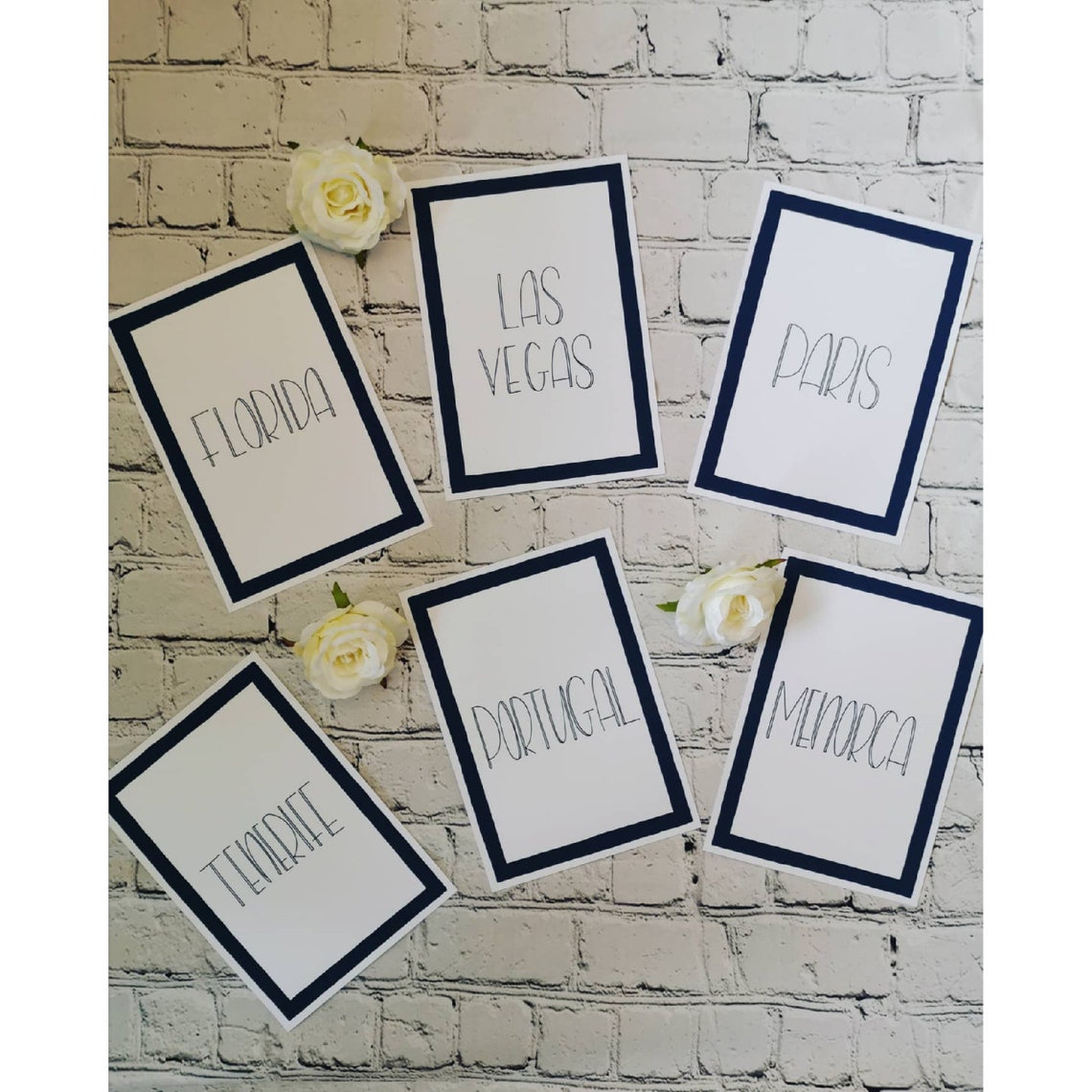 Wedding Table Names Personalised Table Names Hand Drawn - Etsy UK