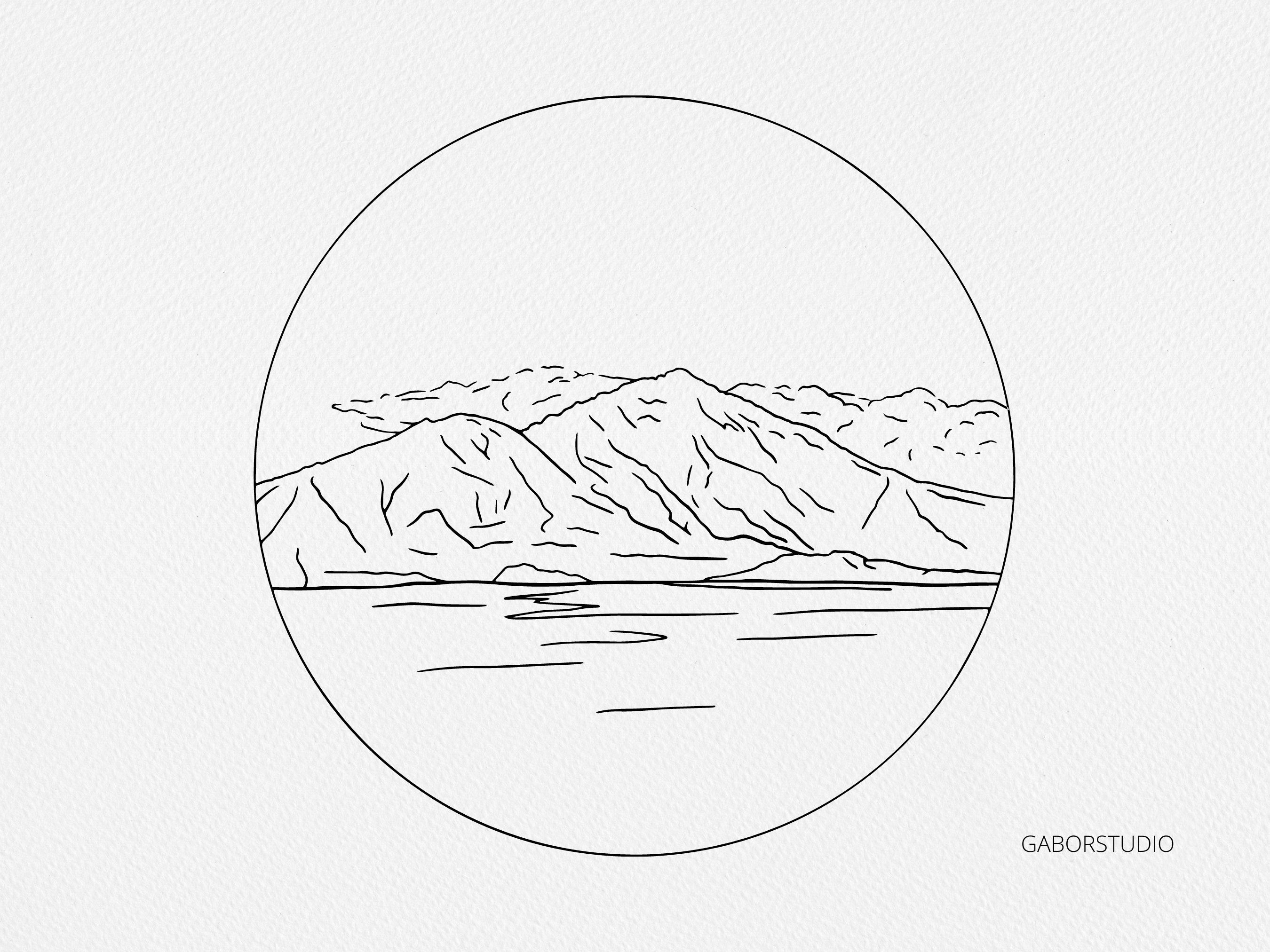 Mount Batur SVG, Bali Graphic, Indonesië, Mountain SVG, Clipart,  Handgetekende, Line Art, Digi Stamp, Mountain Graphic, Sublimatie, Wall Art  - Etsy België, image size:2700x2025