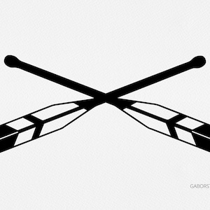 Canoe Oars, SVG Cut File, Canoeing, SVG and PNG Clip art, Sublimation Graphic Design, Stationery, Lake, Outdoor Clipart