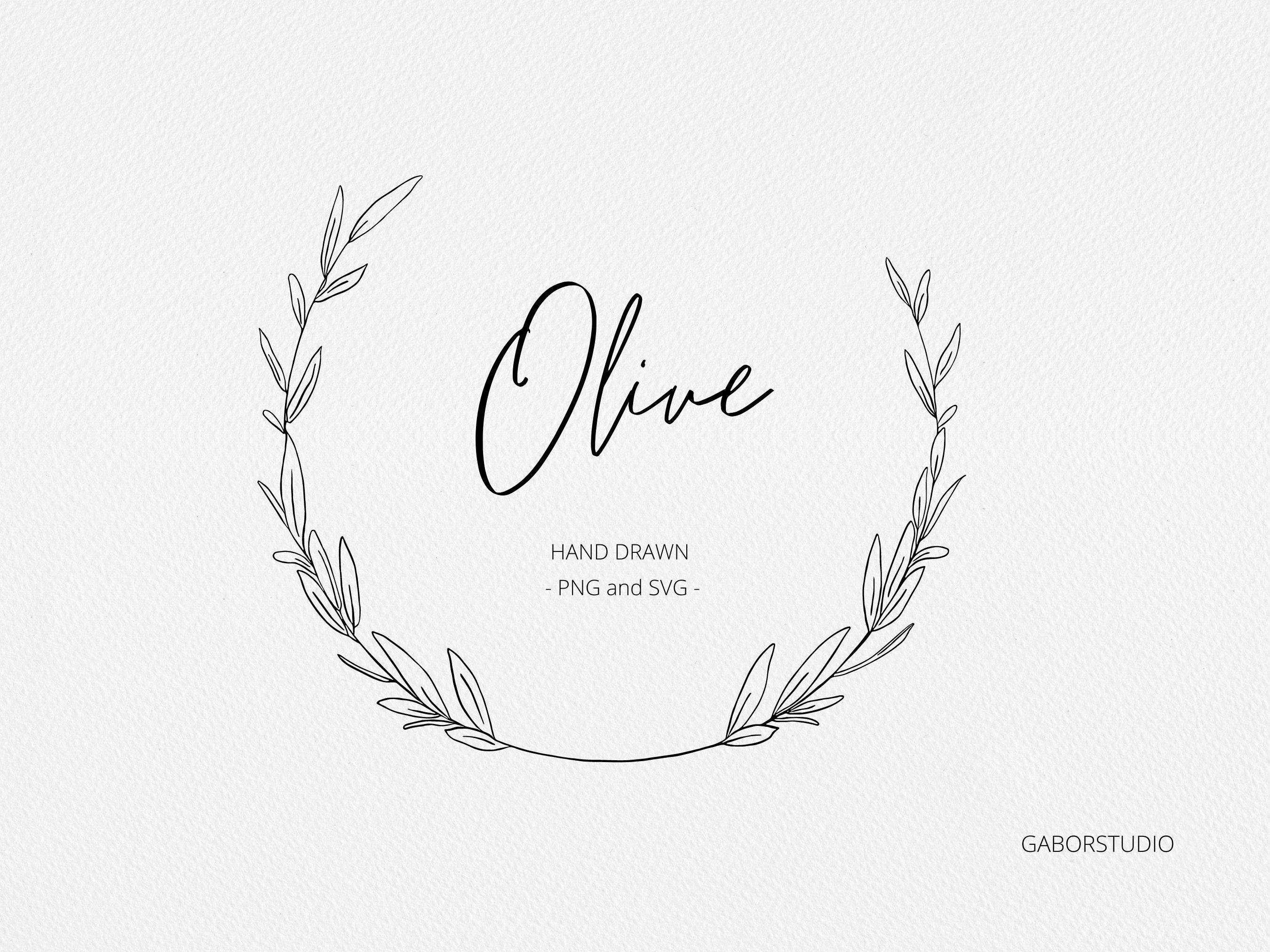 Monograms With Olive Leaf