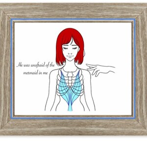 Poetry Stanza Wall Art: Fish Out of Water