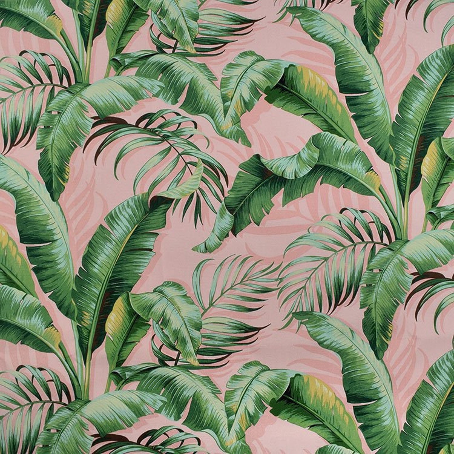 Tommy Bahama Outdoor Palmiers Blush Fabric By the yard Etsy