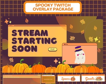 Spooky Szn Twitch Overlay Package - Etsy Australia