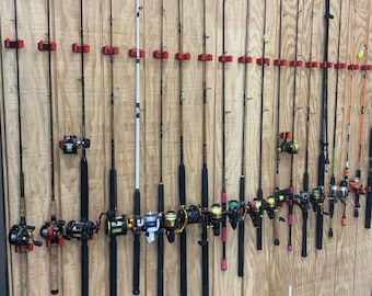 RaxArod - Fishing Rod/Reel Clip - For Boat, Golf Cart, Garage