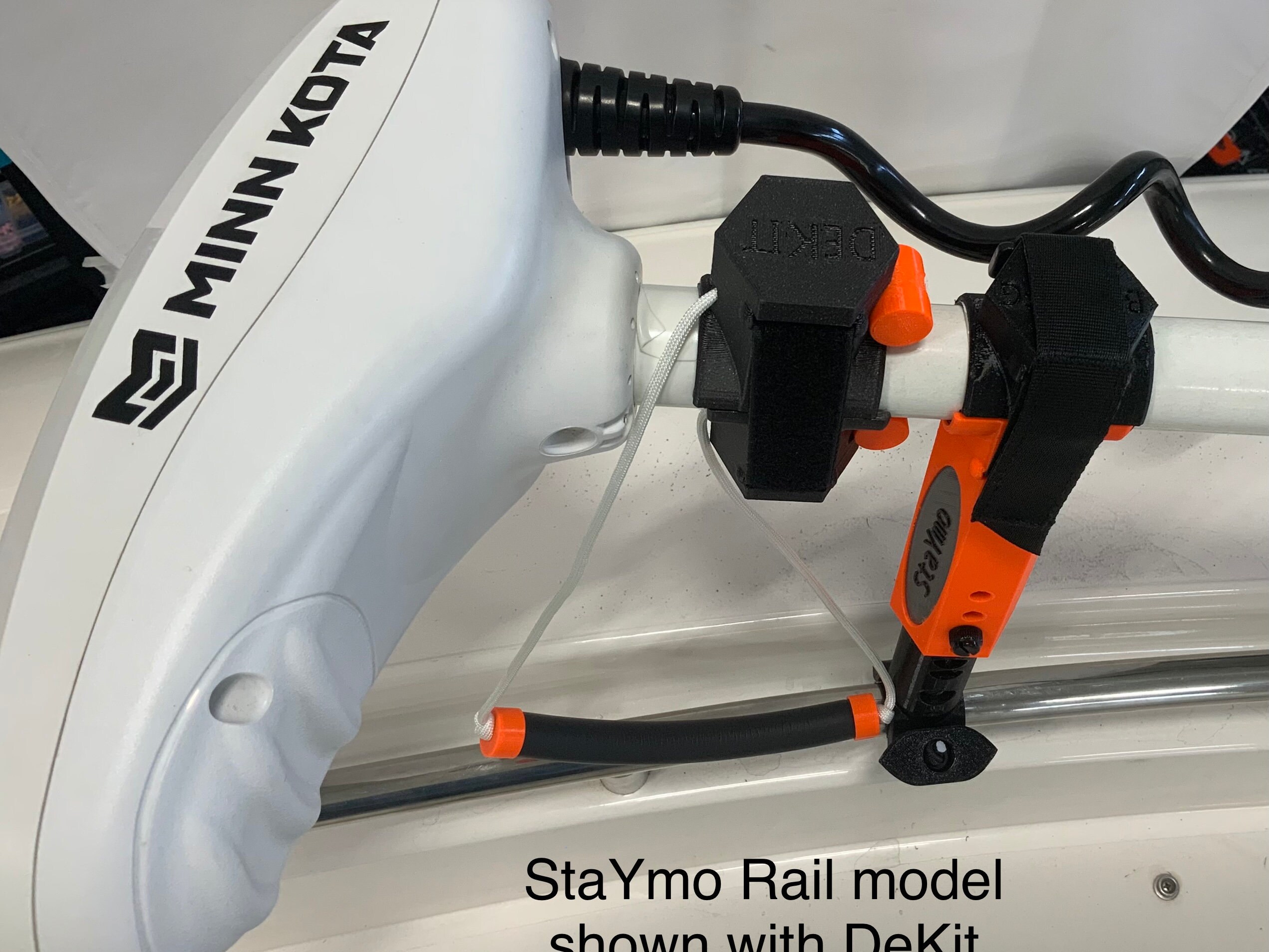 Staymo Shock Absorber/stabilizer for Trolling Motor Bow Rail Etsy