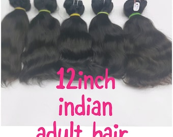 Vrais Cheveux humains indiens REMY (ADULT) | Coiffés, de la plus haute qualité | Ondulés