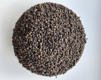 Black Penja Peppercorns, African Pepper, Pepper in Grain, Black Pepper Grain Whole
