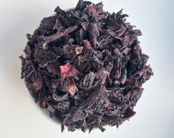 Hibiscus or bissap flowers (dried), Zobo leaves, Hibiskus sabdariffa L. (Roselle),hibiscus flower dried