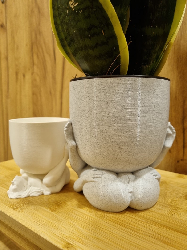 Nude Woman Holding Planter / Unique Naked Butt Pot / Pots for Plants - Etsy