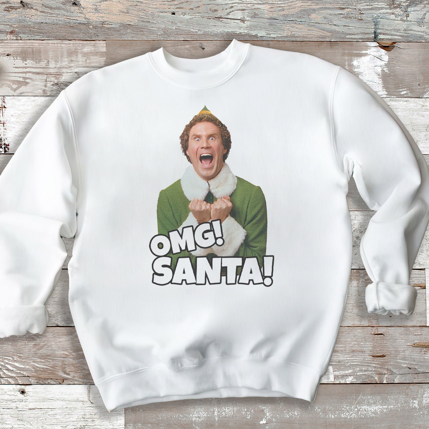 Omg santa deals sweater
