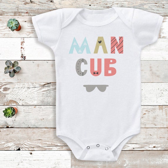 Man Cub Baby bodysuit gift Baby Vest Baby Clothing