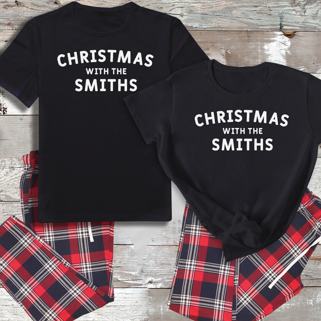 Check Personalised Pyjamas Personalised at the Family - Christmas Pyjama Set, Chrismtas Pajama Set ...