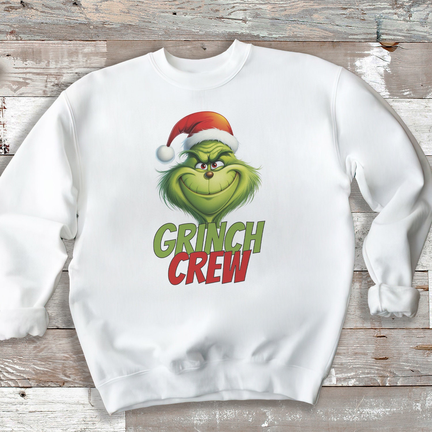 The Grinch Face Angry Christmas Custom Name Clogs Shoes - Jolly Family Gifts