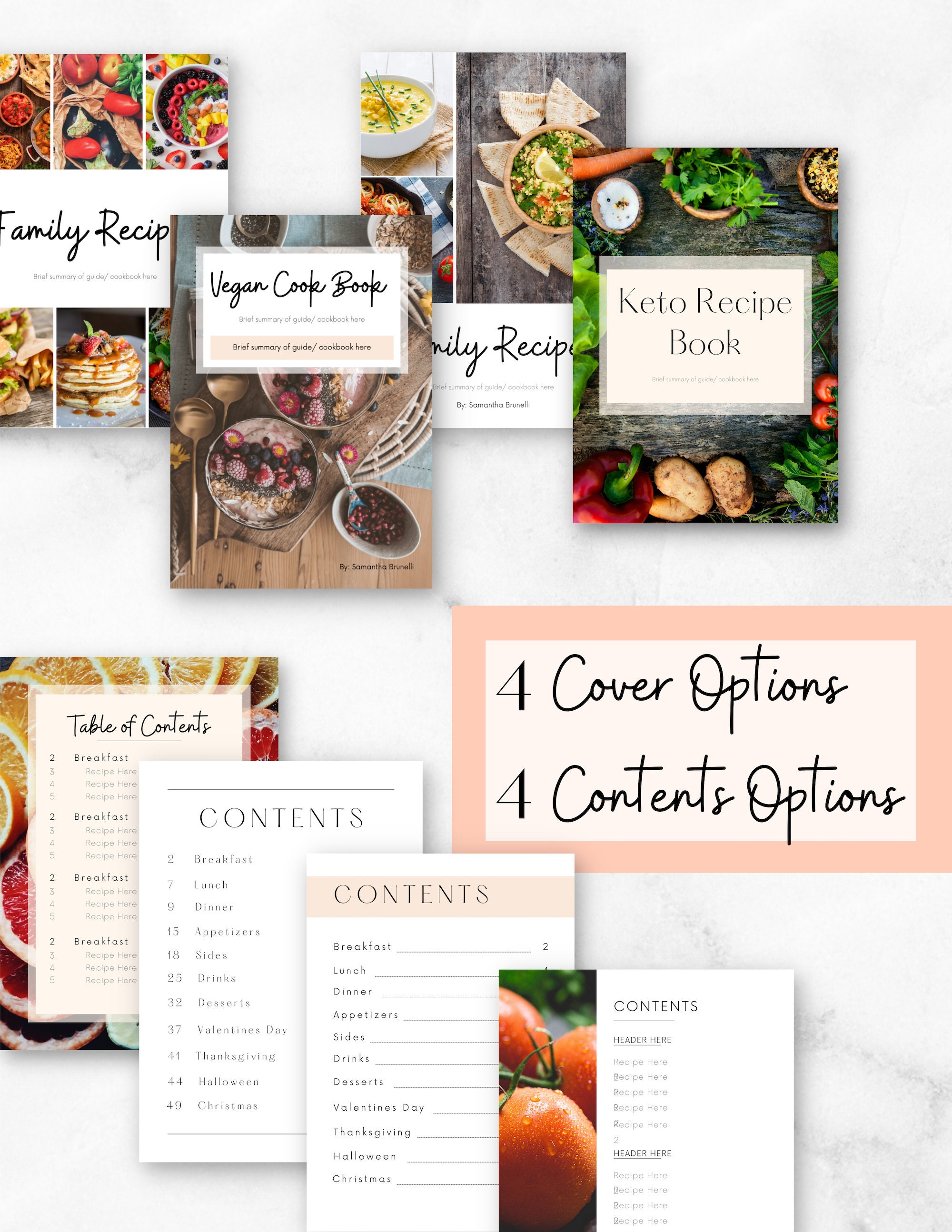Recipe Book Template, Cook Book Template, Editable Recipe Sheet, Recipe
